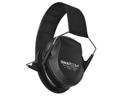 Swatcom Slim Passive Ear Defenders - Black